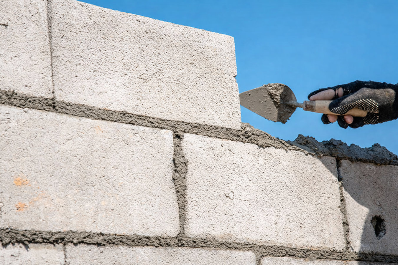 Foundation block wall installation